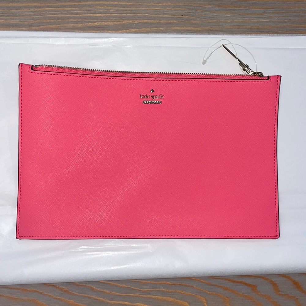Kate spade hot pink clutch